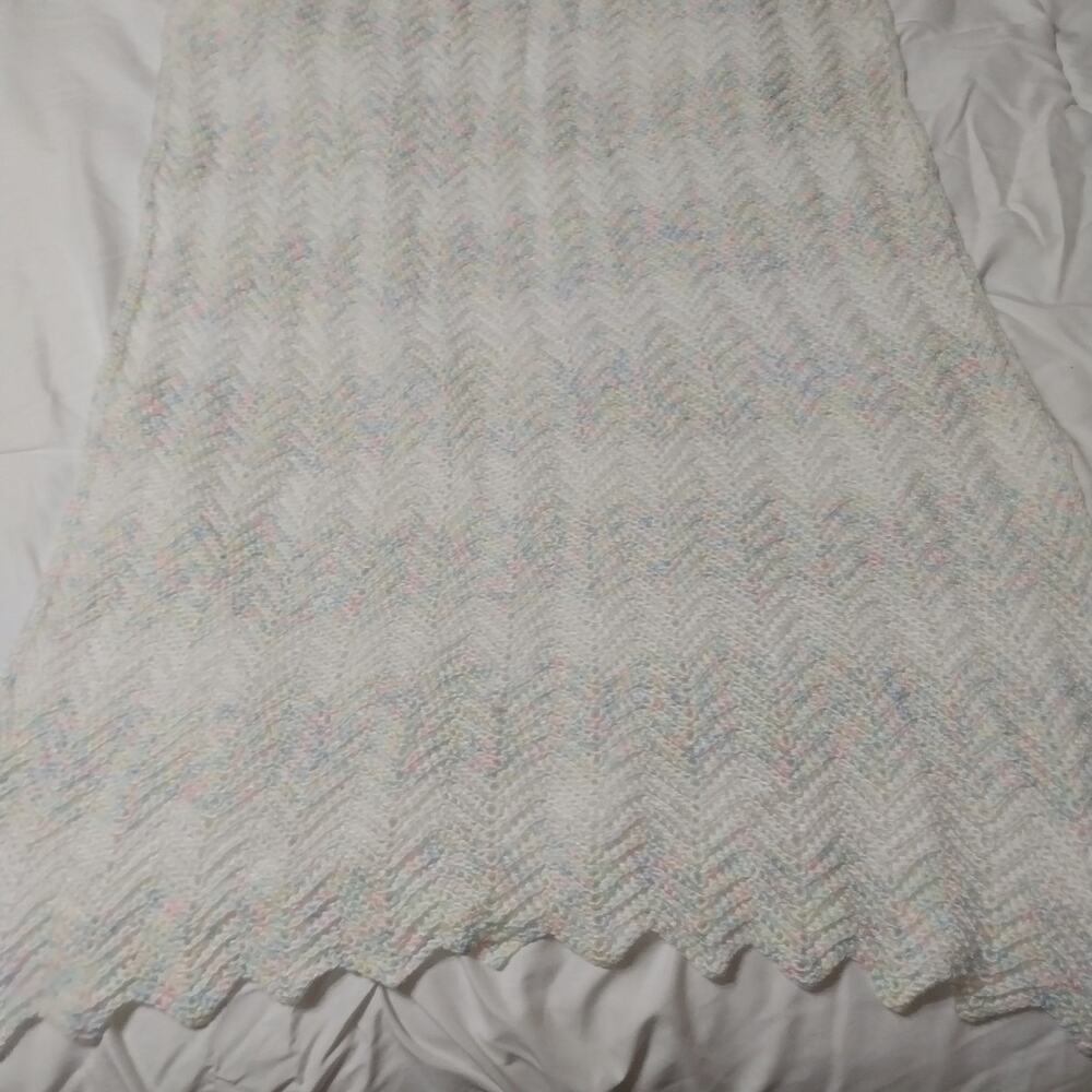 Handmade Pastel Baby Blanket